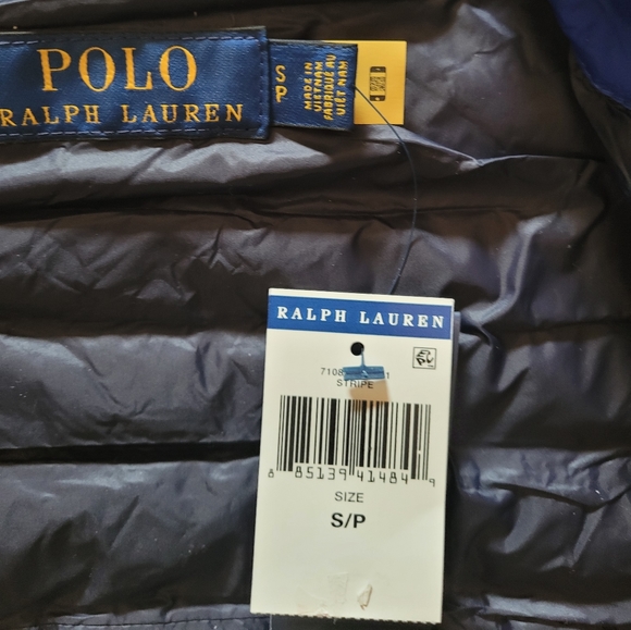 Polo Ralph Lauren Men's Small Multi Color Puffer Vest Colorblock NWT - Picture 5 of 12